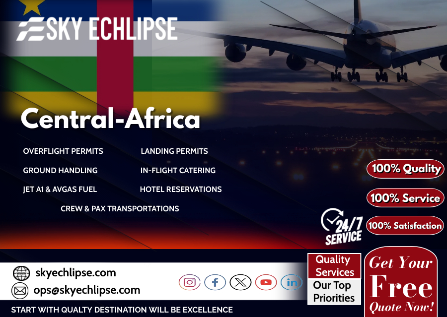 Navigating the Skies: Central-Africa Overflight Permits and Landing Permits with Sky Echlipse